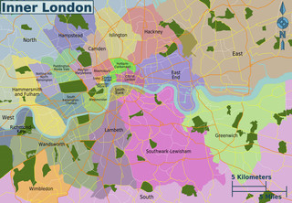 Plano de barrios de Londres